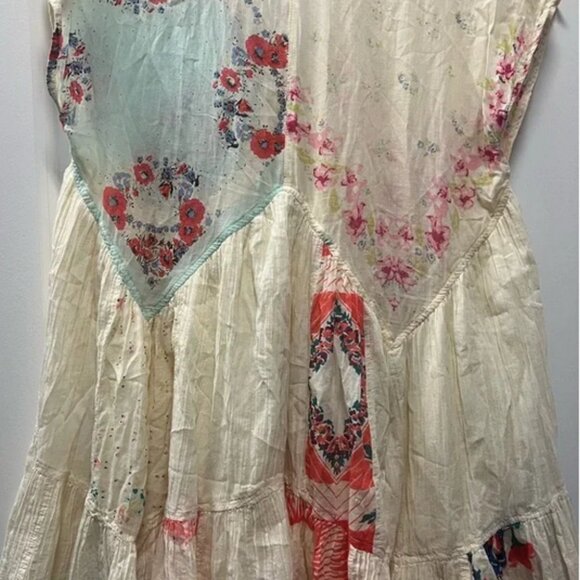 Free People Mended Like Scarves Tunic Mini Dress - Picture 4 of 4